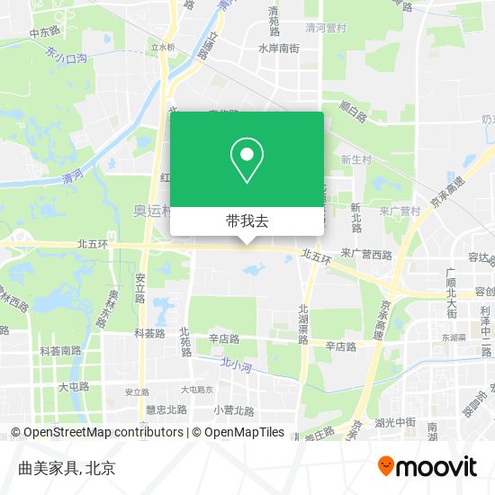 曲美家具地图