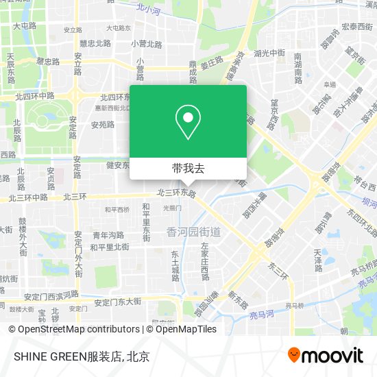 SHINE GREEN服装店地图