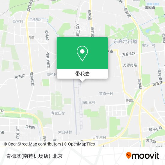 肯德基(南苑机场店)地图