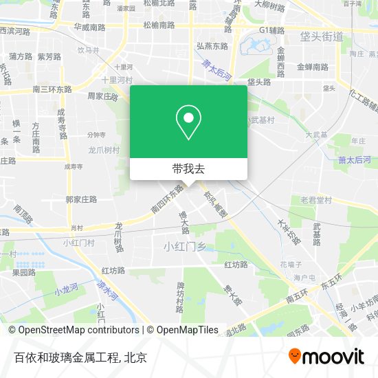 百依和玻璃金属工程地图