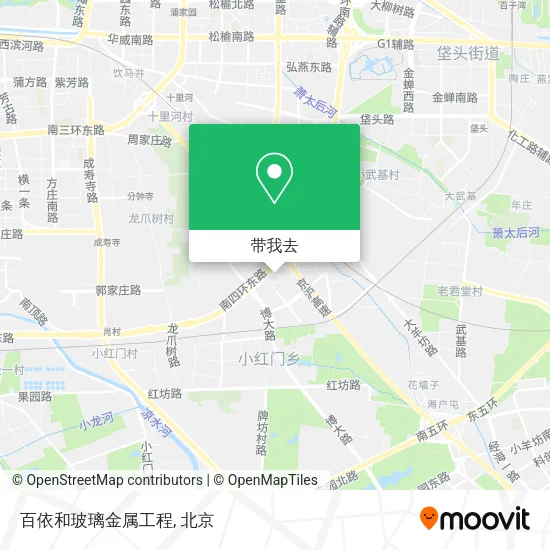 百依和玻璃金属工程地图