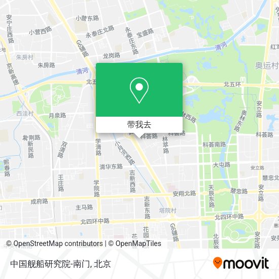中国舰船研究院-南门地图