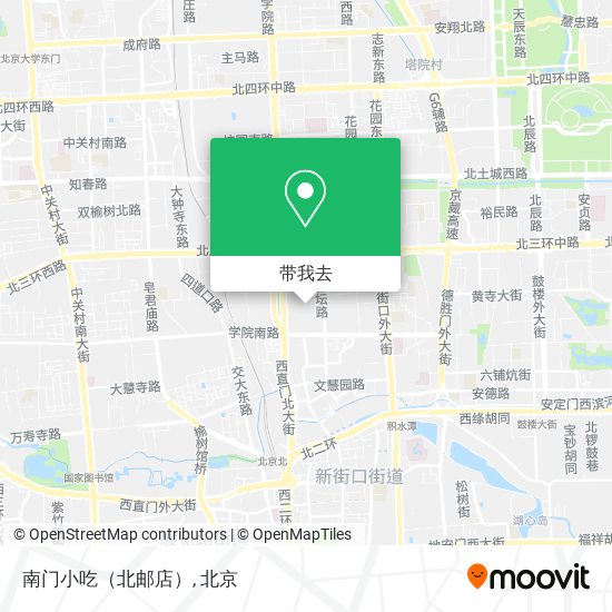南门小吃（北邮店）地图