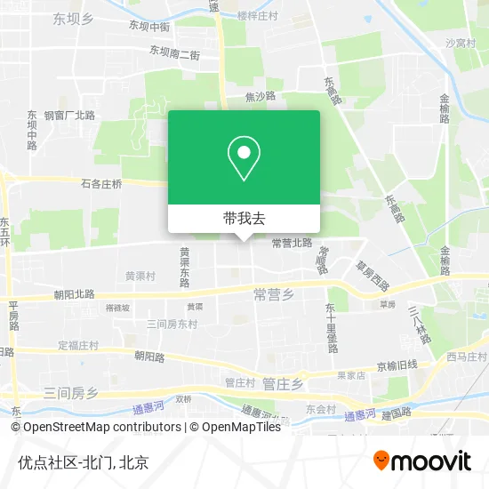 优点社区-北门地图