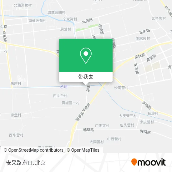 安采路东口地图