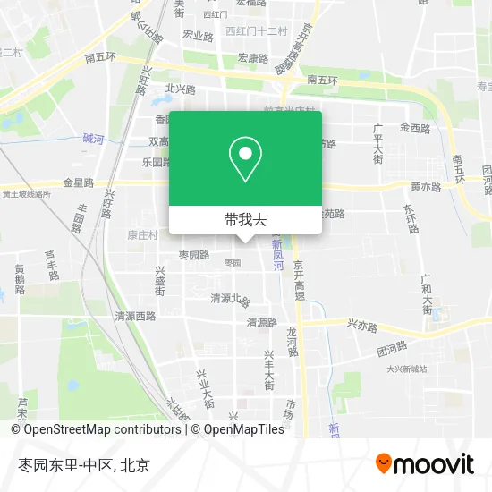 枣园东里-中区地图