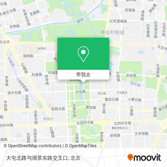 大屯北路与湖景东路交叉口地图