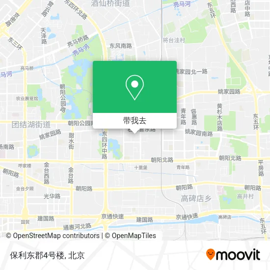 保利东郡4号楼地图