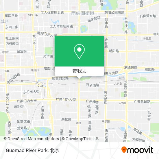Guomao River Park地图