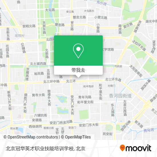 北京冠华英才职业技能培训学校地图
