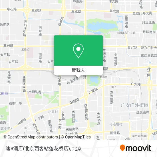 速8酒店(北京西客站莲花桥店)地图