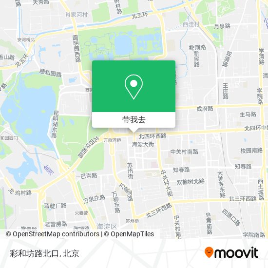 彩和坊路北口地图