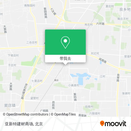 亚新特建材商场地图