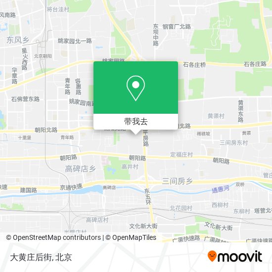 大黄庄后街地图