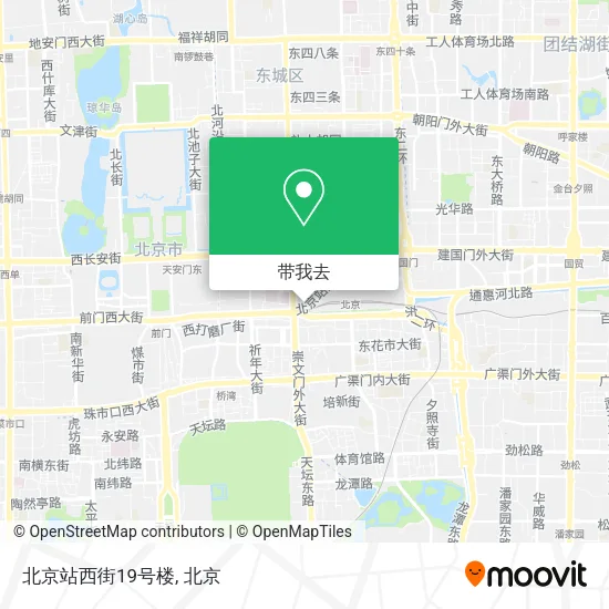 北京站西街19号楼地图