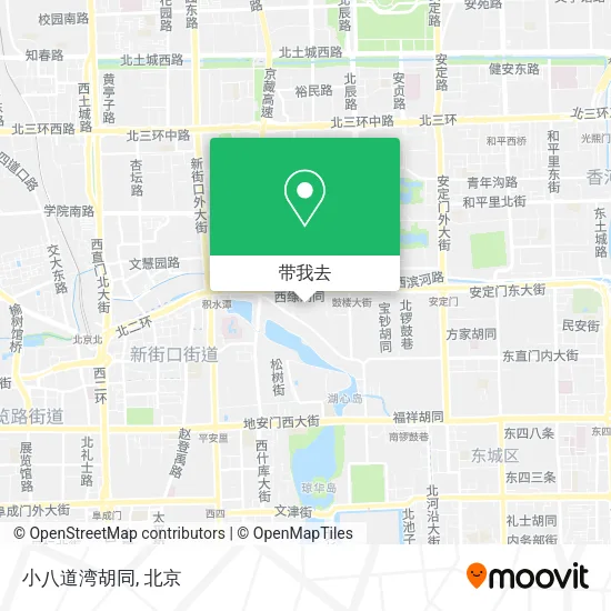 小八道湾胡同地图