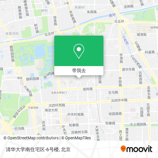 清华大学南住宅区-6号楼地图