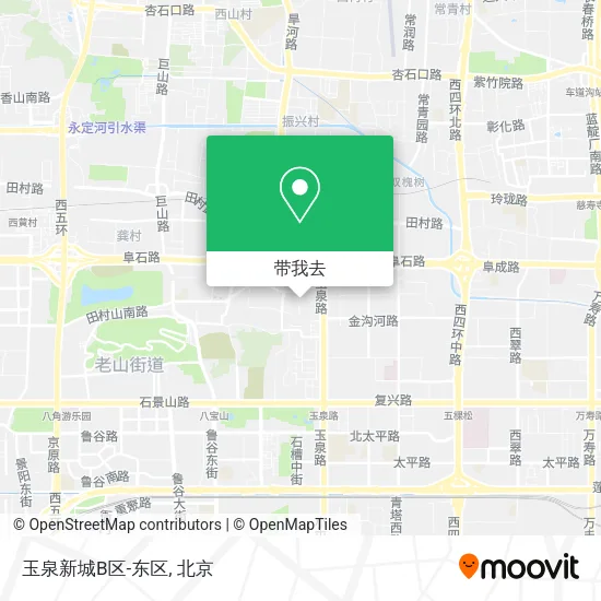 玉泉新城B区-东区地图
