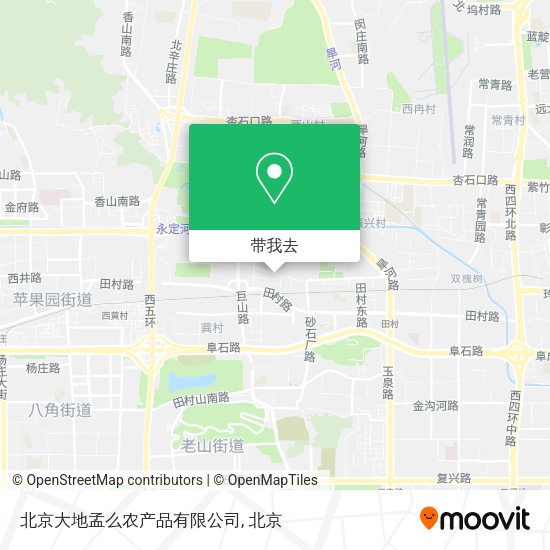 北京大地孟么农产品有限公司地图