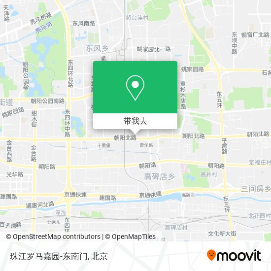 珠江罗马嘉园-东南门地图