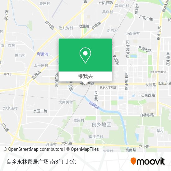 良乡永林家居广场-南3门地图