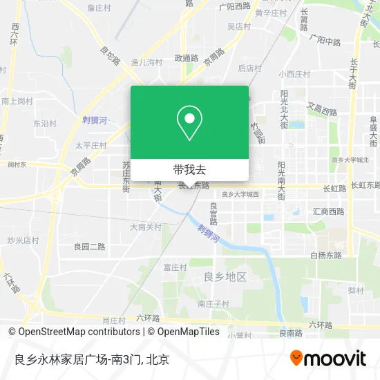 良乡永林家居广场-南3门地图