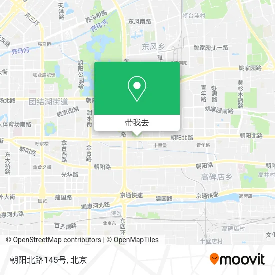 朝阳北路145号地图