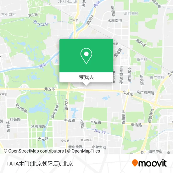 TATA木门(北京朝阳店)地图
