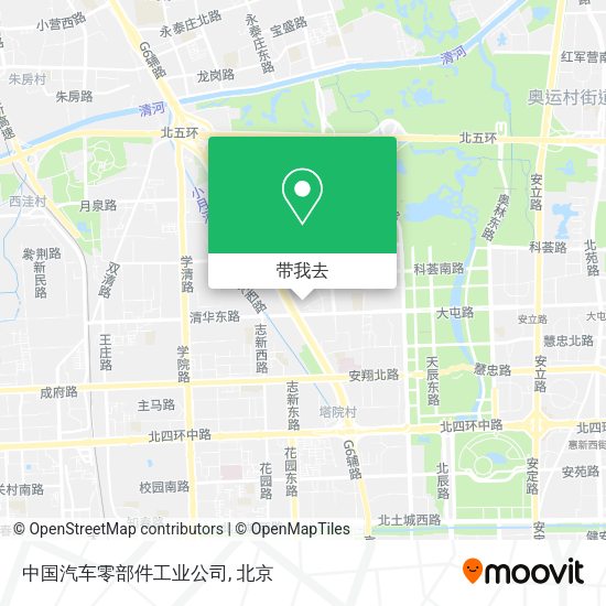 中国汽车零部件工业公司地图