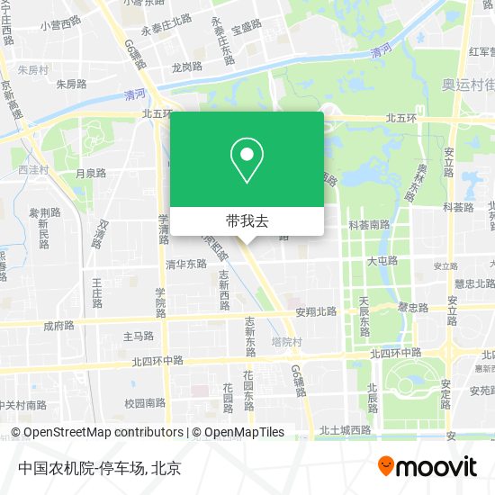 中国农机院-停车场地图
