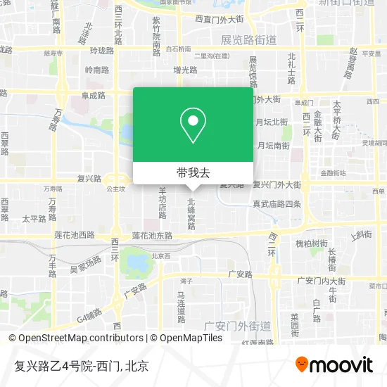 复兴路乙4号院-西门地图