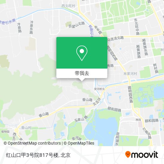 红山口甲3号院817号楼地图
