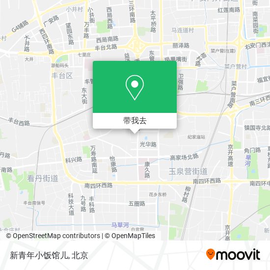 新青年小饭馆儿地图