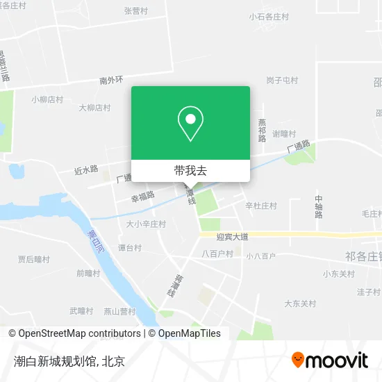 潮白新城规划馆地图