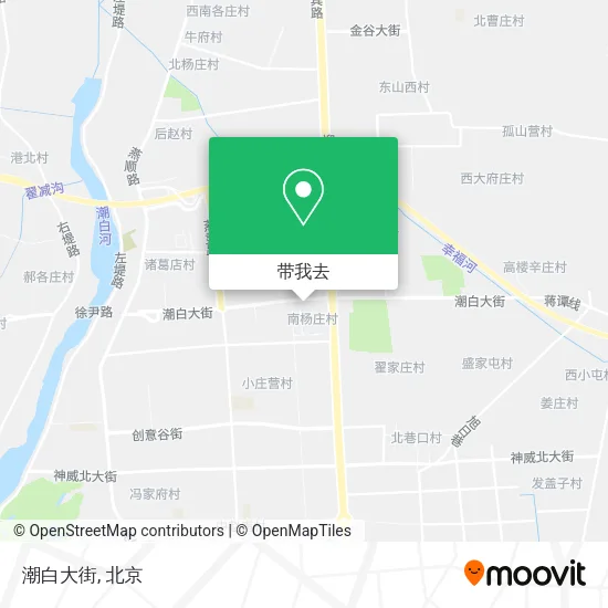 潮白大街地图