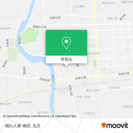 潮白人家-南区地图