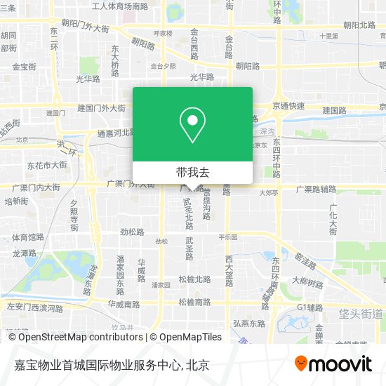 嘉宝物业首城国际物业服务中心地图