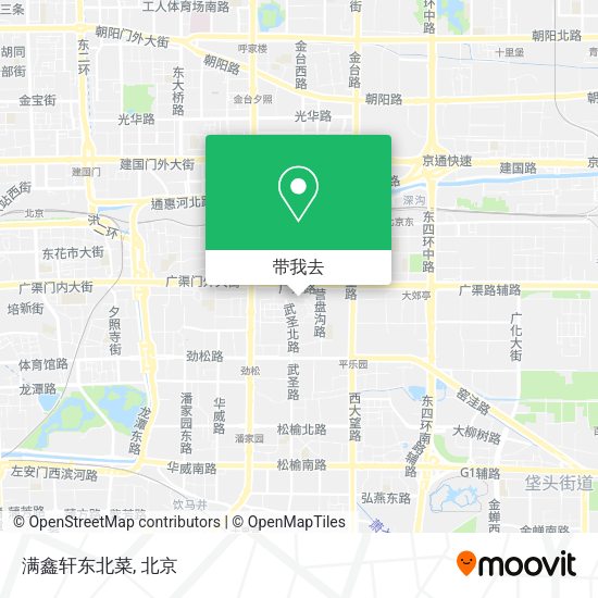 满鑫轩东北菜地图