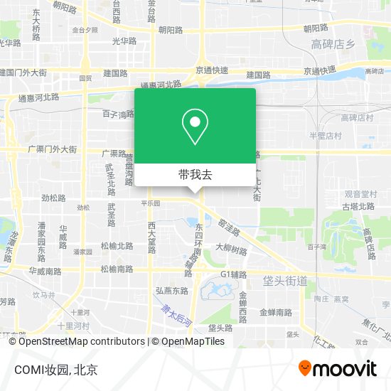 COMI妆园地图