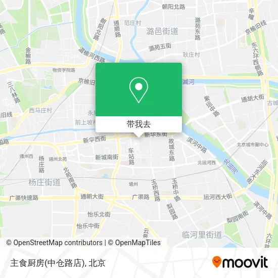 主食厨房(中仓路店)地图