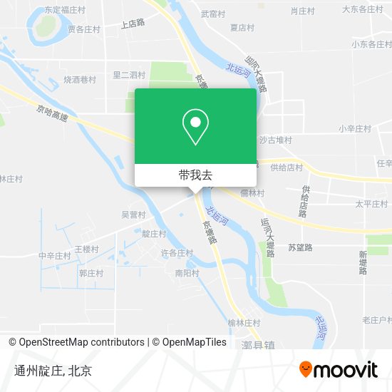 通州靛庄地图