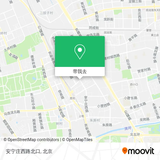 安宁庄西路北口地图