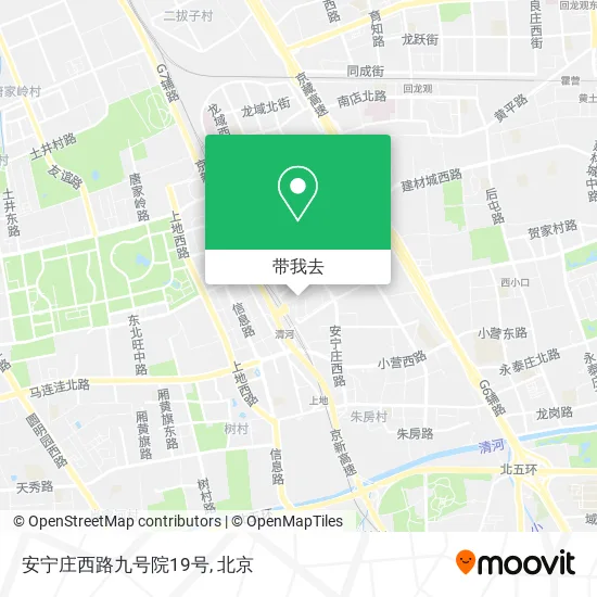 安宁庄西路九号院19号地图
