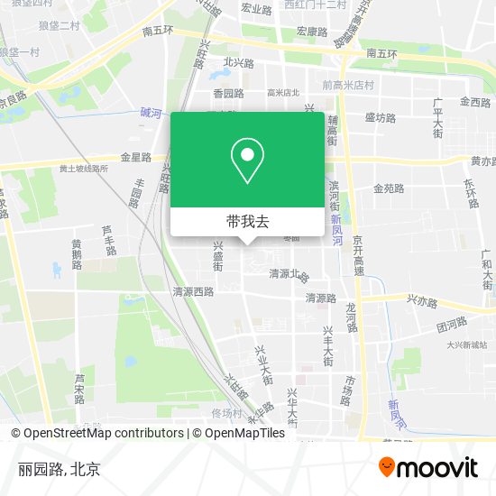 丽园路地图