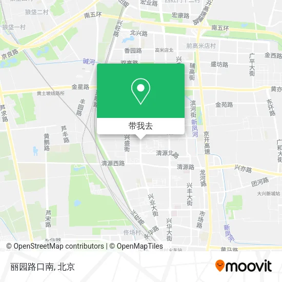 丽园路口南地图
