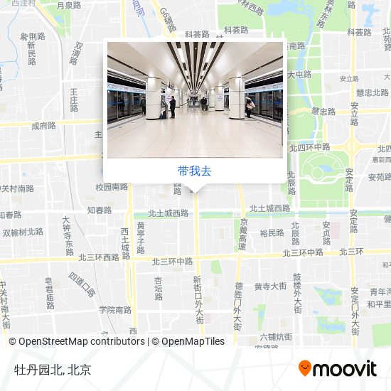 牡丹园北地图
