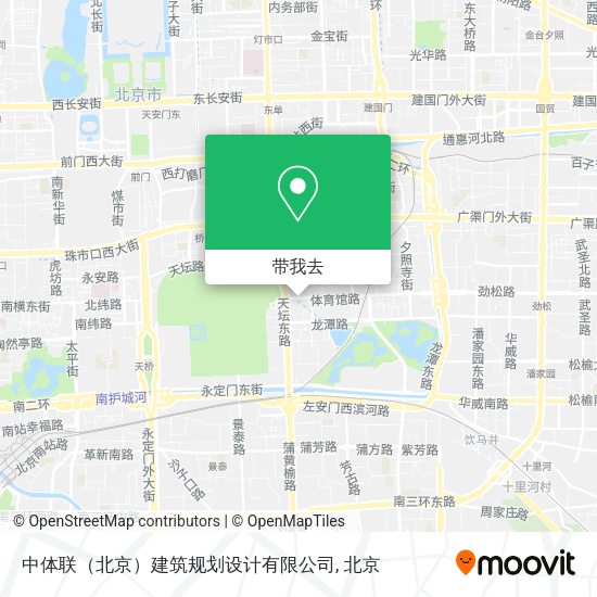 中体联（北京）建筑规划设计有限公司地图