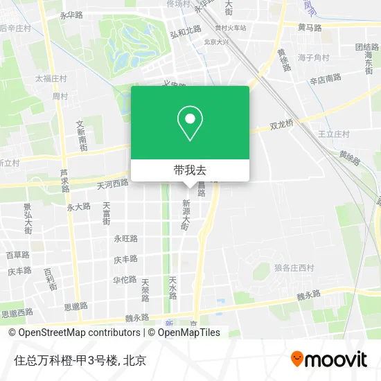 住总万科橙-甲3号楼地图