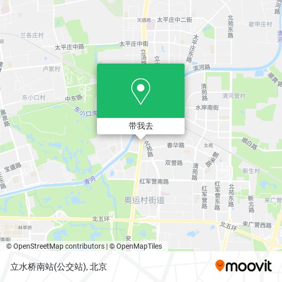 立水桥南站(公交站)地图