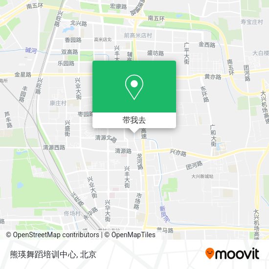 熊瑛舞蹈培训中心地图